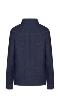 Dark Denim Button Over Shirt
