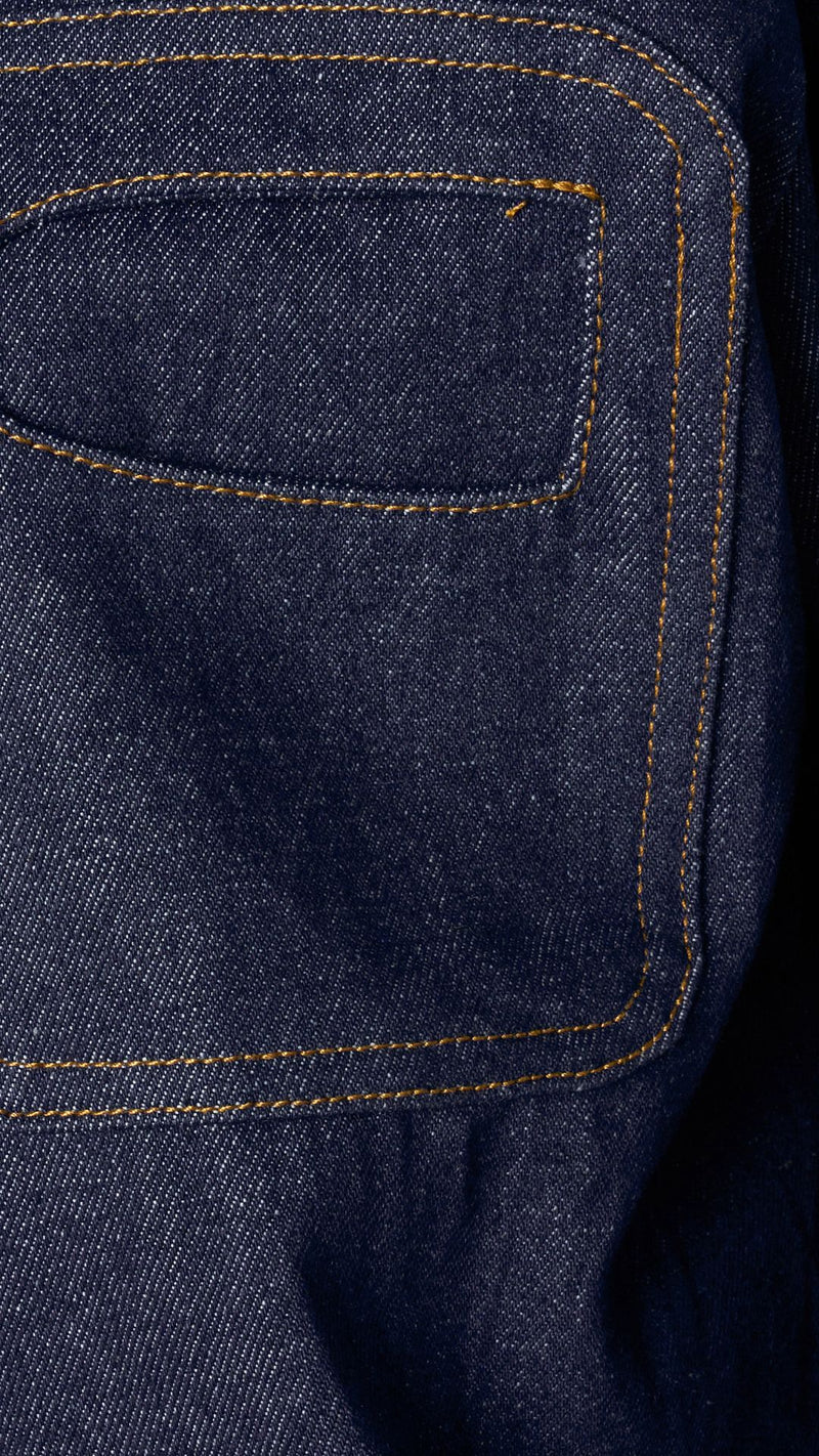 Dark Denim Button Over Shirt