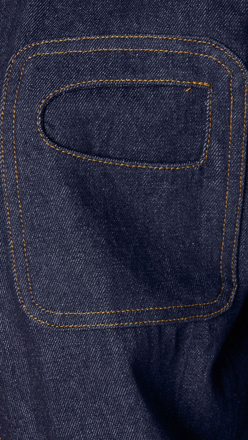 Dark Denim Button Over Shirt