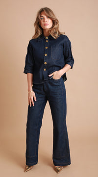 Saxe Denim Shirt