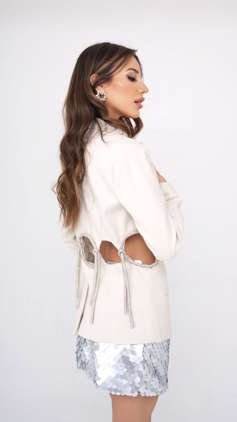 Iris Cream Blazer