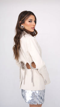Iris Cream Blazer