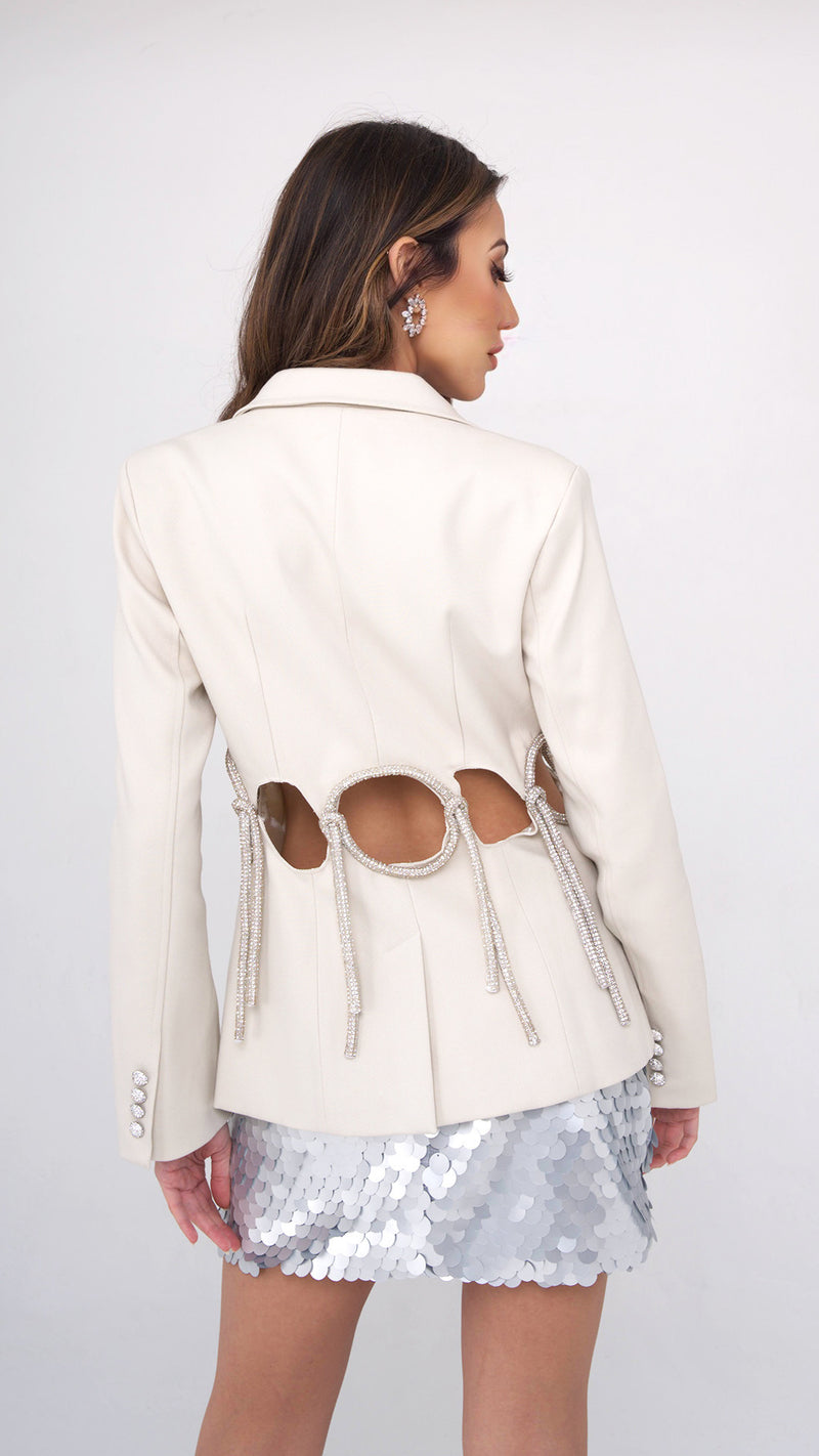 Iris Cream Blazer