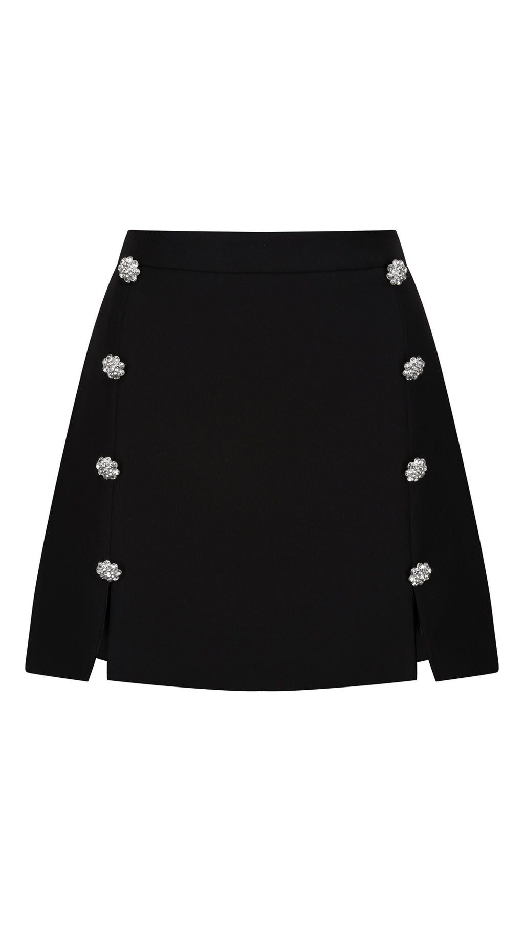 Amaya Black and Crystal Skirt