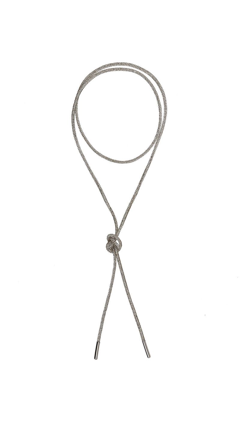 Sancey White Crystal Necklace