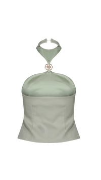 Daisy Sage Green Top