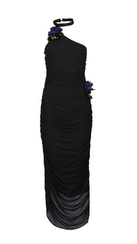 Jalia One Shoulder Black Dress