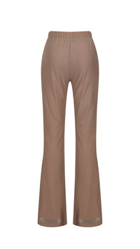 Sienna Caramel Mesh Trouser