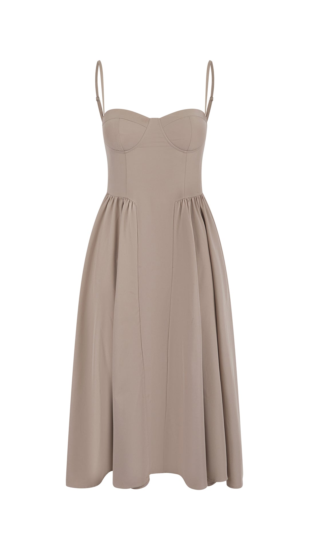 taupe midi dress Anacapri Taupe Midi Dress – Storm Label
