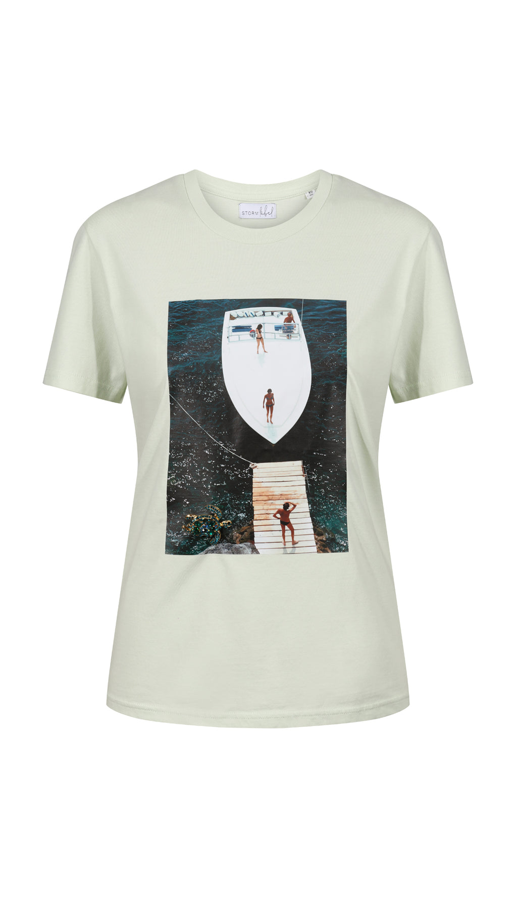 Yacht Week Green Printed T-shirt