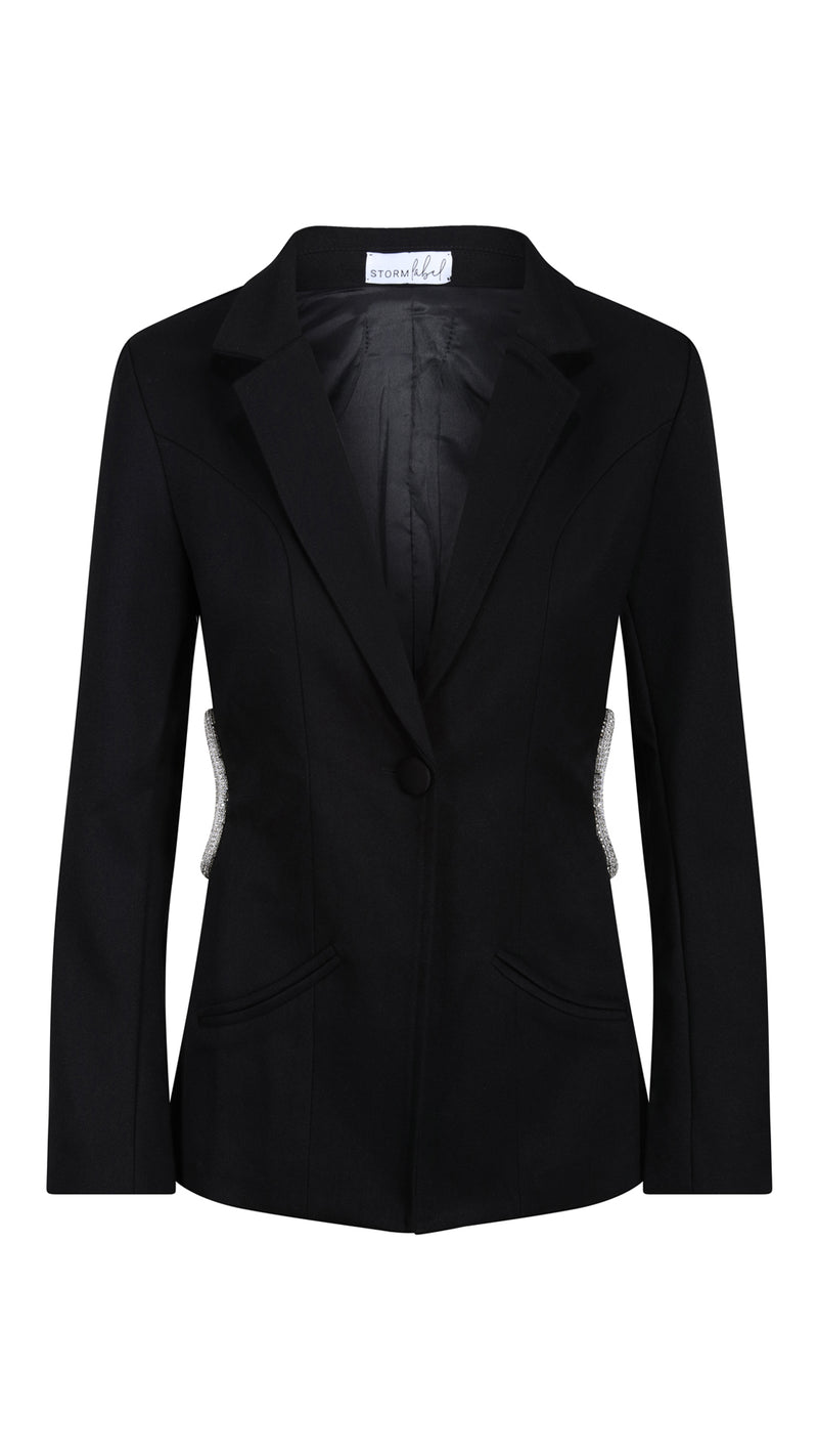 Iris Black Blazer