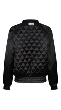 Reversible Black Velvet Bomber