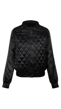 Reversible Black Velvet Bomber