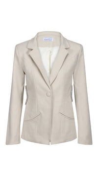 Iris Cream Blazer