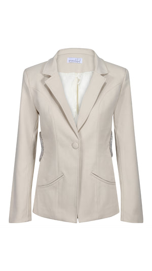 Iris Cream Blazer