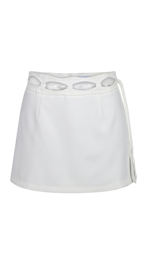 Link White Mini Skirt